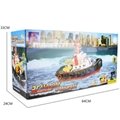 3810 RC Seaport Tug Boat Henglong Water Jetting RC Fire Boat