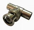 BNC T type Adapter-BNC connector-coaxial connector 1