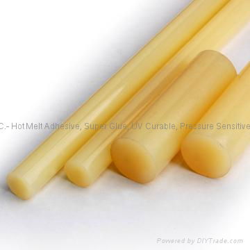 Yellow Hot glue stick