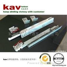 Full Extension Hydraulic Soft Close Concealed  Drawer Slides For Frame Cabinet  2