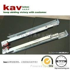 Full Extension Hydraulic Soft Close Concealed  Drawer Slides For Frame Cabinet  5