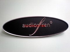 Ceiling speaker signs, nameplates, nameplate and trademark