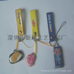 PVC  Mobile phone strap 3