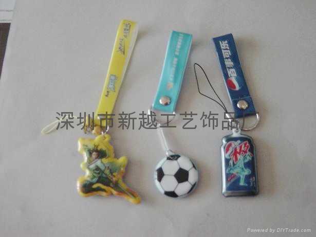 PVC  Mobile phone strap 5