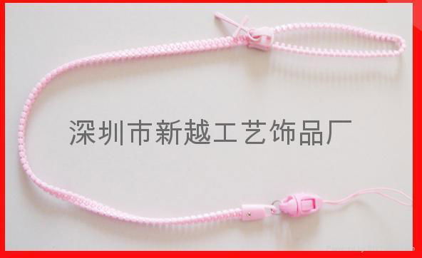 Zipper rope mobile phone lanyard 2