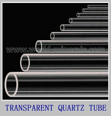 transparent translucent quartz tube 2