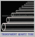 transparent translucent quartz tube 2