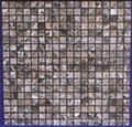 Dark Emperador Marble Mosaic Tile 2