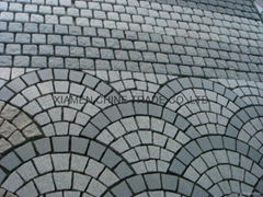 Paving Stone On Net, Meshed Granite Paving Stone