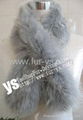 Fur Knitted Scarf