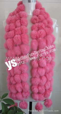  Fur Knitted Scarf  5