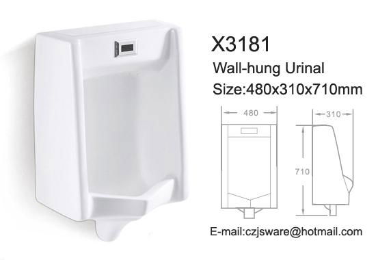 Ceramic wall hung sensor urinal suppliers