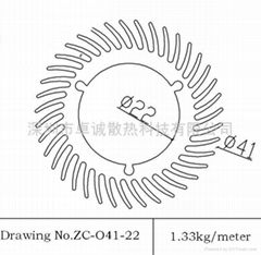 LED球泡灯散热器