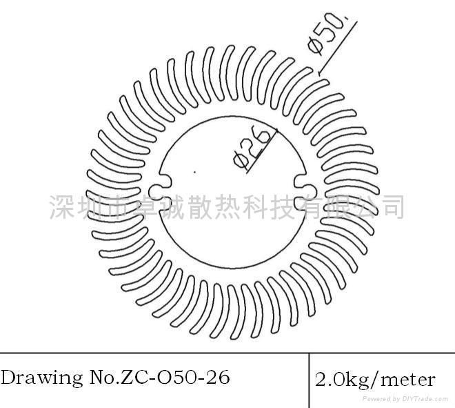 LED球泡灯散热器 3