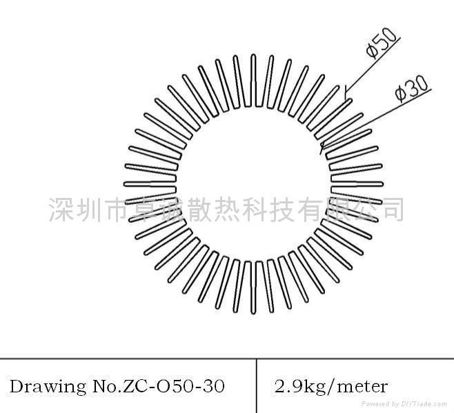 LED球泡灯散热器 4