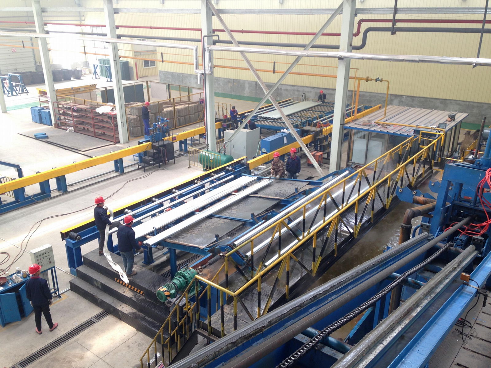 Fully automatic galvanizing plant for steel tube pipe 4