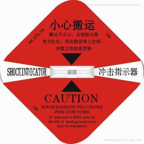 專業生產供應衝擊指示器/SHOCKWATCH