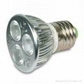High power led spotlight  CREE LED E27 3X2W ceiling lamp bulb