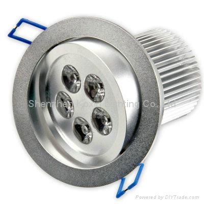 5*1W high power led ceiling light