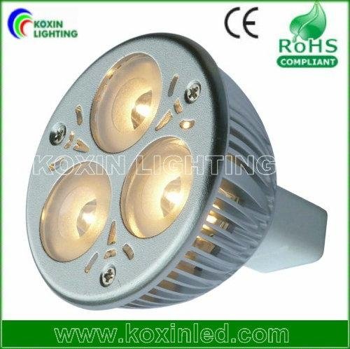 High power led spotlight MR16 CREE 3X2W ceiling downlight led bulb lamp 2