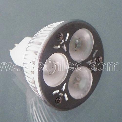 High power led spotlight MR16 CREE 3X2W ceiling downlight led bulb lamp 4