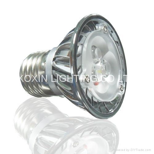 High power led spotlight E27 CREE LED 3X1W light lamp bulb