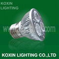 High power led spotlight E27 CREE LED 3X1W light lamp bulb 2