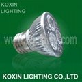 High power led spotlight E27 CREE LED 3X1W light lamp bulb
