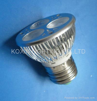 High power led spotlight  CREE LED E27 3X2W ceiling lamp bulb 3