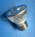 High power led spotlight  CREE LED E27 3X2W ceiling lamp bulb 3