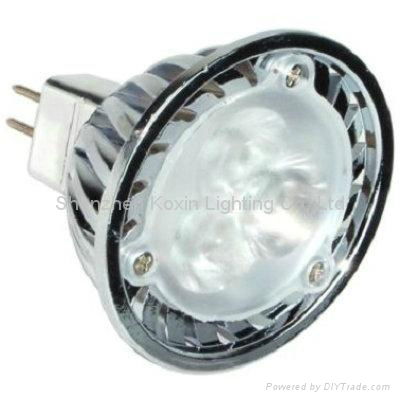 Dimmable GU10 3*1W high power led bulbs lamp 2