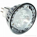 Dimmable GU10 3*1W high power led bulbs lamp