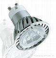 Dimmable GU10 3*1W high power led bulbs lamp