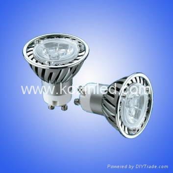 Dimmable LED spotlight GU10 3*1W 2