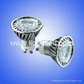 Dimmable LED spotlight GU10 3*1W