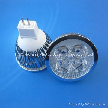 High power led spot lamp MR16 4X1W  3