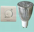 Dimmable led bulb lamp GU10 3*3W