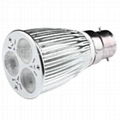 Dimmable led bulb light E27 3*3W