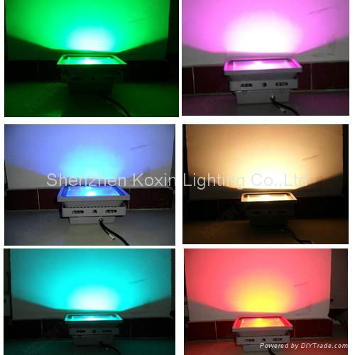 60w rgb led floodlight led bulb led spotlight flood lights led projector light  4