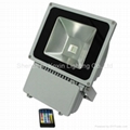 81W RGB high power led floodlight with IR remote 5