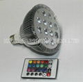 High power color changing 12W RGB led par light(with remote controller) 2