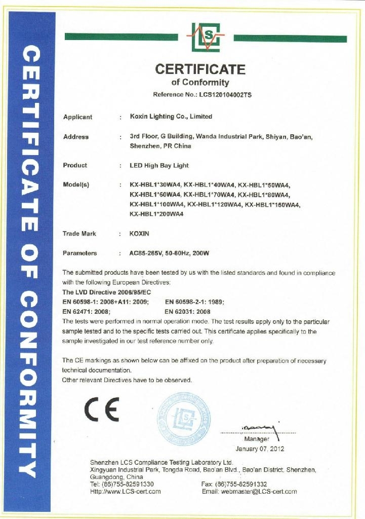 EMC for led floodlight