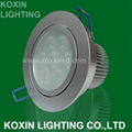 High power 7W led downlight(CE/ROHS approval)