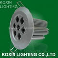 6*3W powerful led ceiling downlight 