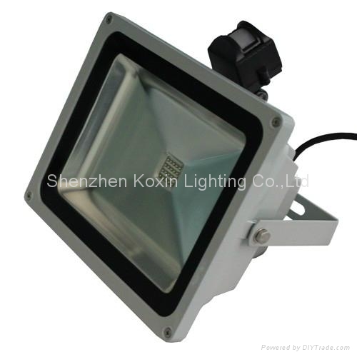 30W high power led floodlight with PIR sensor control 2