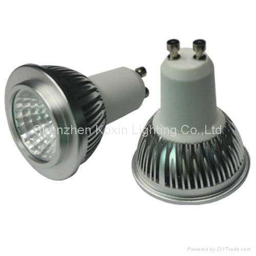 GU10 COB 5W dimmable led spot lights