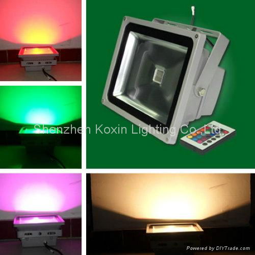 54W RGB LED Floodlight( CE/RoHS+Waterproof IP65) 4