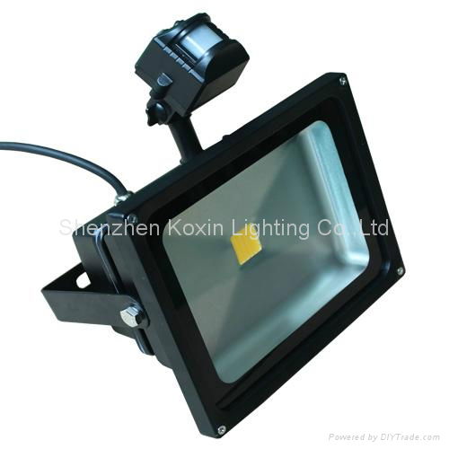 50W led floodlight with sensor(CREE chip+Meanwell driver) 4