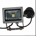 10W CREE led floodlight with light control