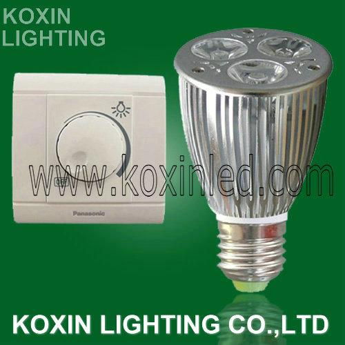 Hot Hight power CREE E27 9W led spot bulb dimmable light   5